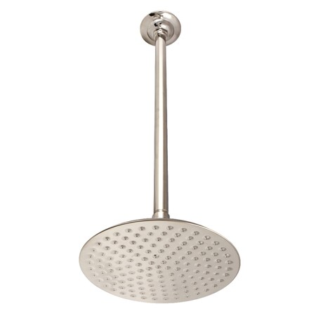 Showerscape K236K26 7-3/4 Inch Showerhead with 17-Inch Ceiling Mount Shower Arm, Polished Nickel K236K26